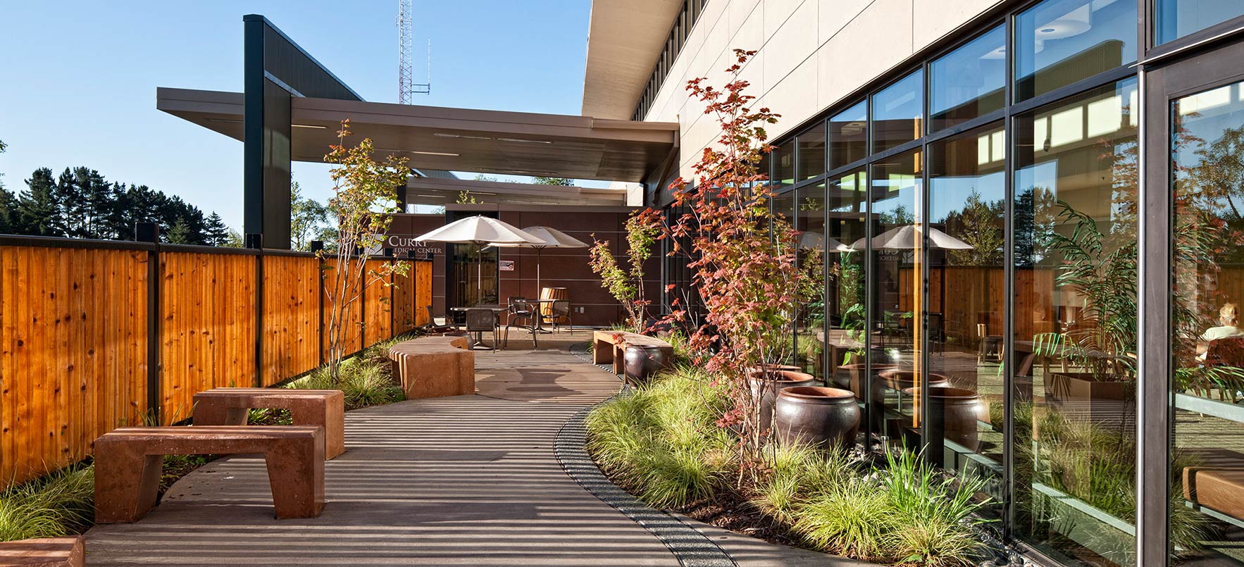 Exterior courtyard