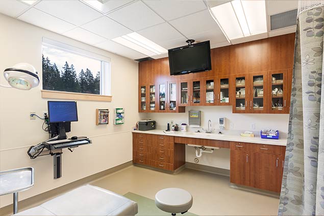 Patient exam room