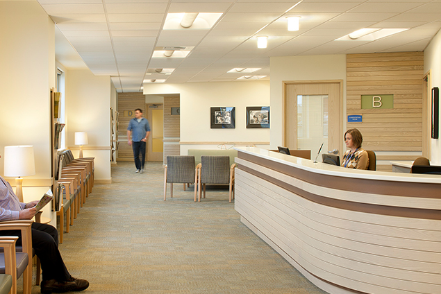 Lobby and check-in desk