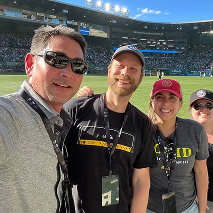CKA Staff at baseball game