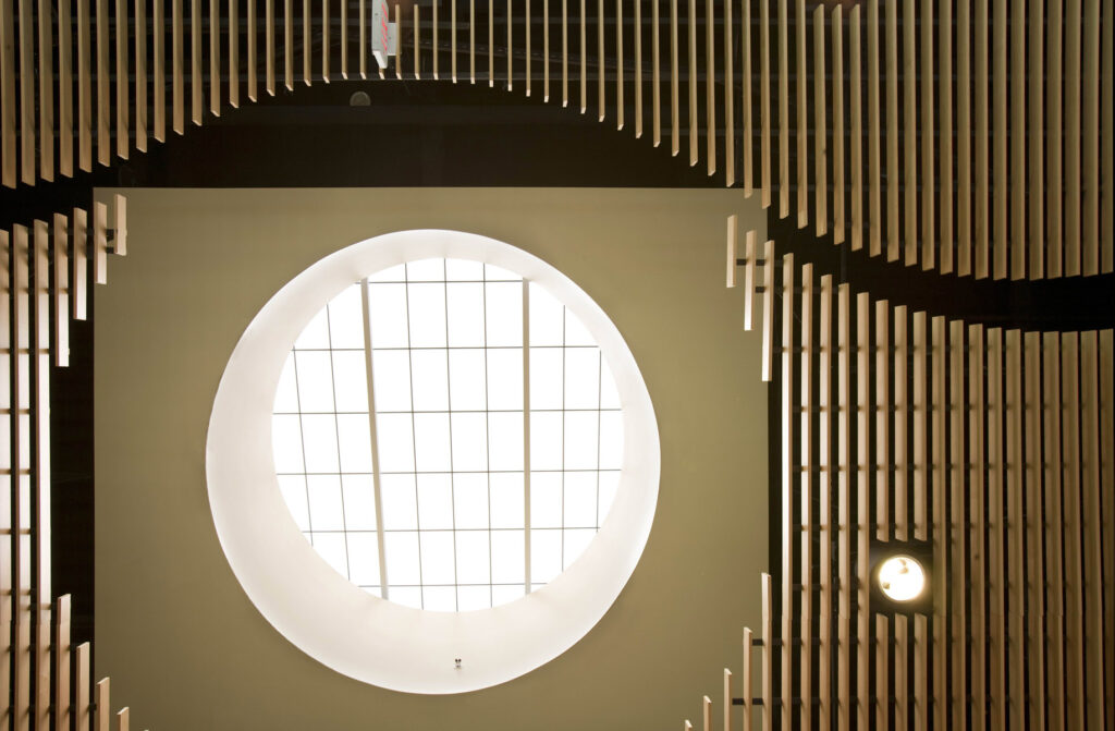 Looking up at "Oculus"  