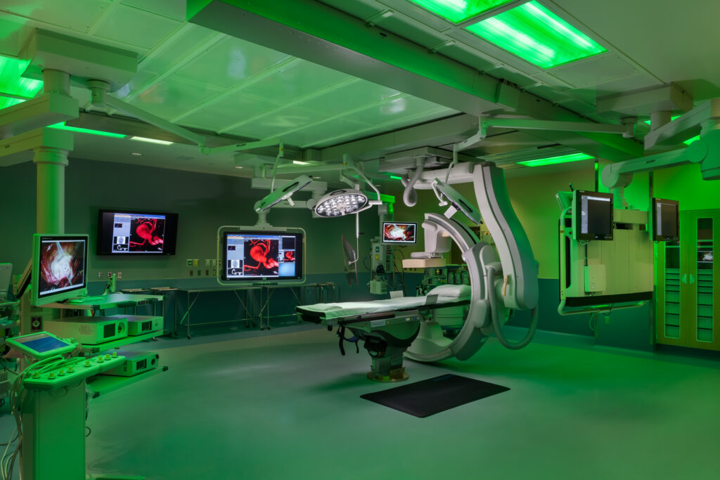 High tech operating room